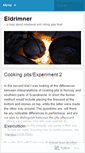 Mobile Screenshot of eldrimner.wordpress.com