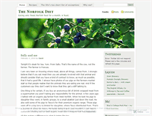 Tablet Screenshot of norfolkdiet.wordpress.com