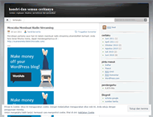 Tablet Screenshot of handribercerita.wordpress.com
