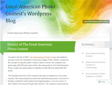 Tablet Screenshot of greatamericanphotocontests.wordpress.com