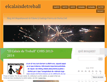 Tablet Screenshot of elcalaixdetreball.wordpress.com