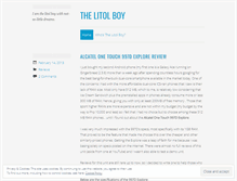 Tablet Screenshot of litolboy.wordpress.com
