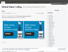 Tablet Screenshot of mrnakar.wordpress.com