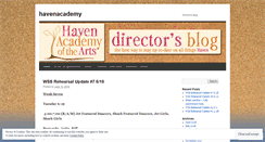 Desktop Screenshot of havenacademy.wordpress.com