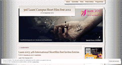 Desktop Screenshot of laamfilmfest.wordpress.com