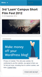 Mobile Screenshot of laamfilmfest.wordpress.com