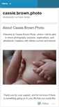 Mobile Screenshot of cassiebrown.wordpress.com