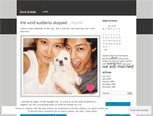 Tablet Screenshot of lovebreak.wordpress.com