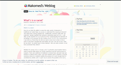 Desktop Screenshot of makomed.wordpress.com