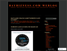 Tablet Screenshot of baybizness.wordpress.com