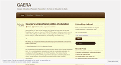 Desktop Screenshot of gaera.wordpress.com