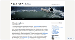 Desktop Screenshot of blackfishproduction.wordpress.com