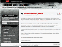 Tablet Screenshot of juliodeangeli.wordpress.com