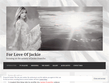 Tablet Screenshot of forloveofjackie.wordpress.com