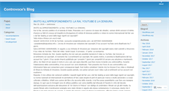 Desktop Screenshot of controvoce.wordpress.com