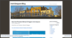 Desktop Screenshot of irishemigrants.wordpress.com