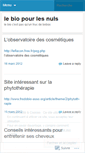 Mobile Screenshot of lebiopourlesnuls.wordpress.com
