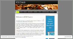 Desktop Screenshot of mtwprojects.wordpress.com