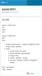 Mobile Screenshot of ccxic1011.wordpress.com