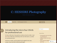 Tablet Screenshot of cheshirephotography.wordpress.com