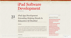 Desktop Screenshot of ipadsoftwaredevelopmentindia.wordpress.com