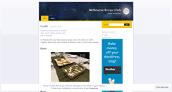 Desktop Screenshot of melbournerecipes.wordpress.com