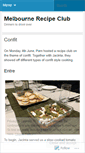 Mobile Screenshot of melbournerecipes.wordpress.com