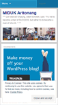 Mobile Screenshot of midukaritonang.wordpress.com
