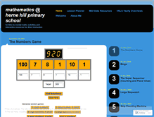 Tablet Screenshot of mathsonline.wordpress.com