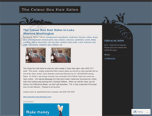 Tablet Screenshot of colourboxsalon.wordpress.com