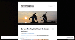 Desktop Screenshot of fourwisemen.wordpress.com