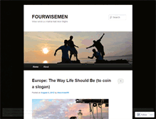 Tablet Screenshot of fourwisemen.wordpress.com