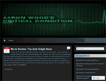 Tablet Screenshot of aaronwoodscriticalcondition.wordpress.com