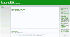Desktop Screenshot of exploresa.wordpress.com