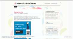 Desktop Screenshot of innovationmcr.wordpress.com