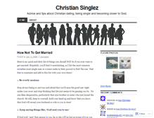 Tablet Screenshot of christiansinglez.wordpress.com