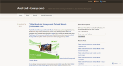 Desktop Screenshot of androidhoneycomb.wordpress.com