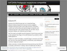 Tablet Screenshot of lagatzara.wordpress.com