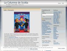 Tablet Screenshot of lacolumnadescotta.wordpress.com