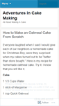 Mobile Screenshot of learnhowtobakeacake.wordpress.com
