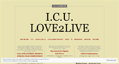 Desktop Screenshot of iculove2live.wordpress.com