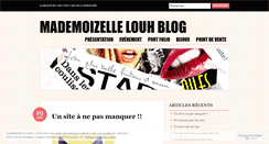 Desktop Screenshot of mademoizellelouh.wordpress.com