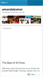 Mobile Screenshot of amandakumar.wordpress.com