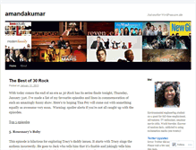 Tablet Screenshot of amandakumar.wordpress.com