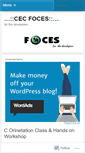 Mobile Screenshot of cecfoces.wordpress.com