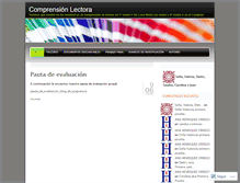 Tablet Screenshot of castellano09.wordpress.com