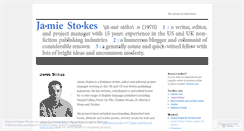 Desktop Screenshot of jamiestokes.wordpress.com