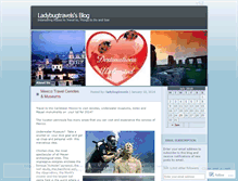 Tablet Screenshot of ladybugtravels.wordpress.com
