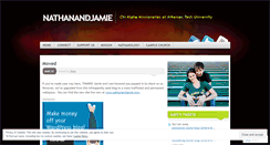 Desktop Screenshot of nateandjamie.wordpress.com