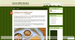 Desktop Screenshot of greenhillsmarket.wordpress.com
